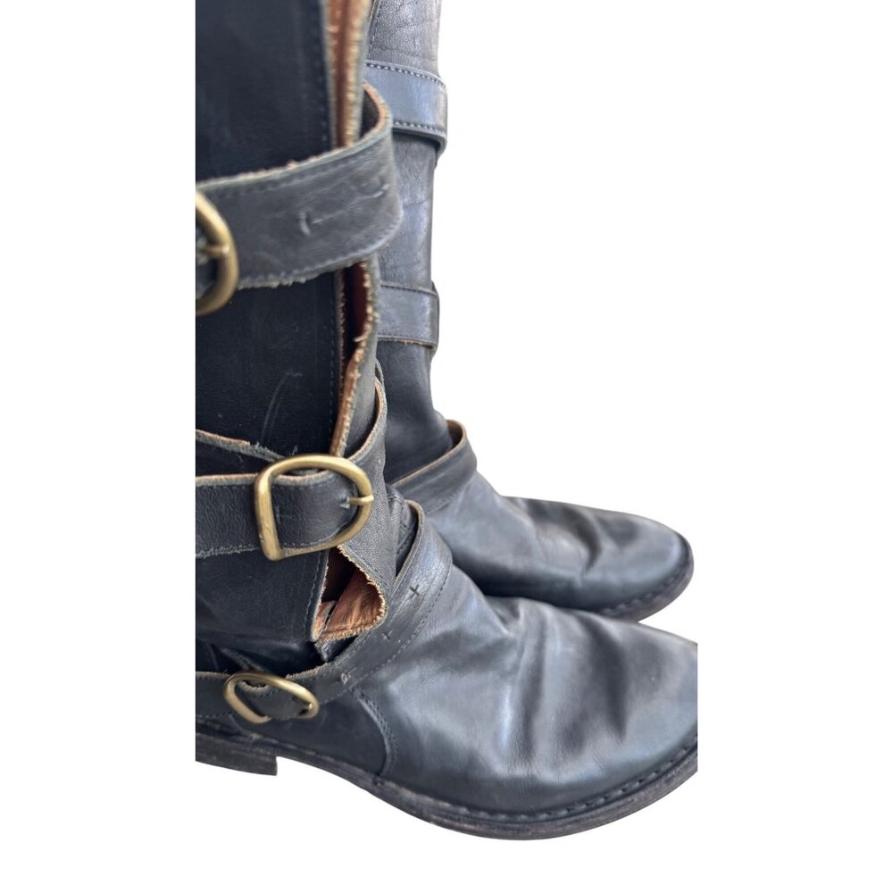Fiorettini + Baker engineer motorcycle Eternity boots in black - Picture 7 of 16
